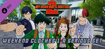 MY HERO ONE'S JUSTICE 2 Weekend Clothes 1 A Serious Set - XBOX ONE