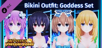 Neptunia Virtual Stars Bikini Outfit Goddess Set - PC