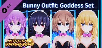 Neptunia Virtual Stars Bunny Outfit Goddess Set - PC