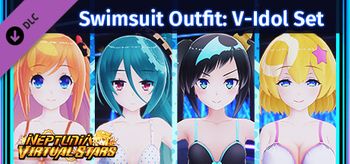 Neptunia Virtual Stars Swimsuit Outfit V Idol Set - PC